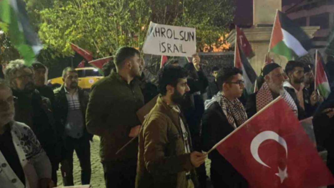 Türkiye'nin dört bir yanından Filistin'e destek protestoları: Gazze'de insanlık ölüyor! 5